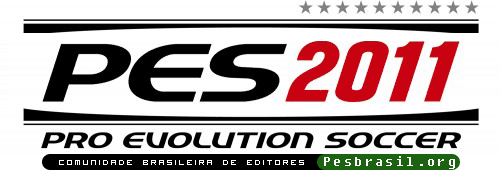 PS3 XBOX PC PES2011 Logo PES 2011 Playstation 3 EU: 1º Option File com escudos e uniformes editados